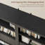 Bibliothèque standard à 5 niveaux H 71 "x l 37" Luper-231451986