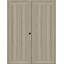 Porte intérieure battante en bois manufacturé 1 panneau Shaker-94493400-94493385-97019596