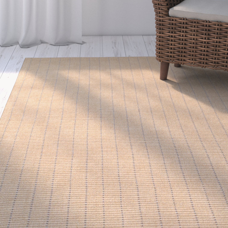 Tapis taupe en coton Rudel