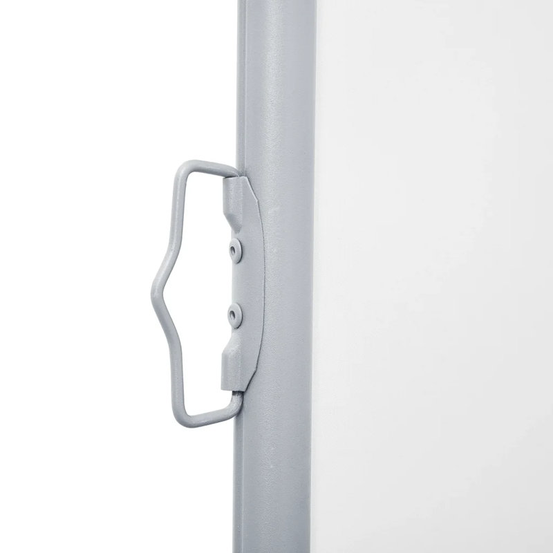 Dakota Fields 6cm W x 1.4cm D Fabric Cover Motorised Retractable Side Awning, Cream