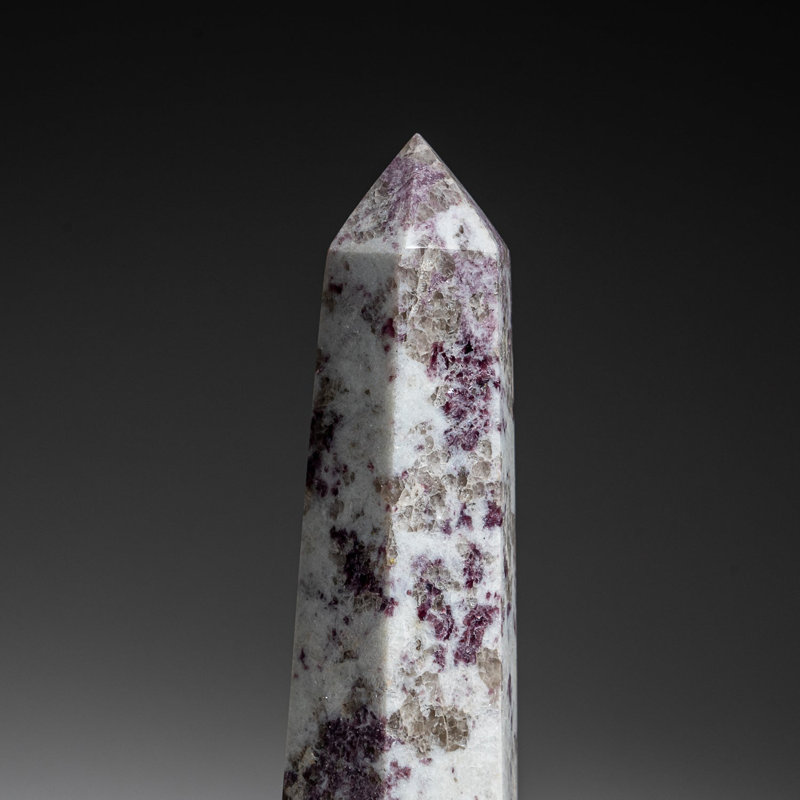 Polished Ruby in Quartz Point from India (1.1 lbs)