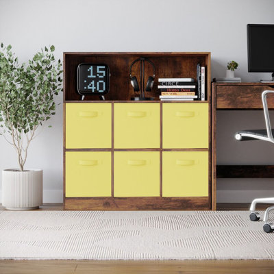 Alyssia 94cm H x 88cm W Standard Bookcase