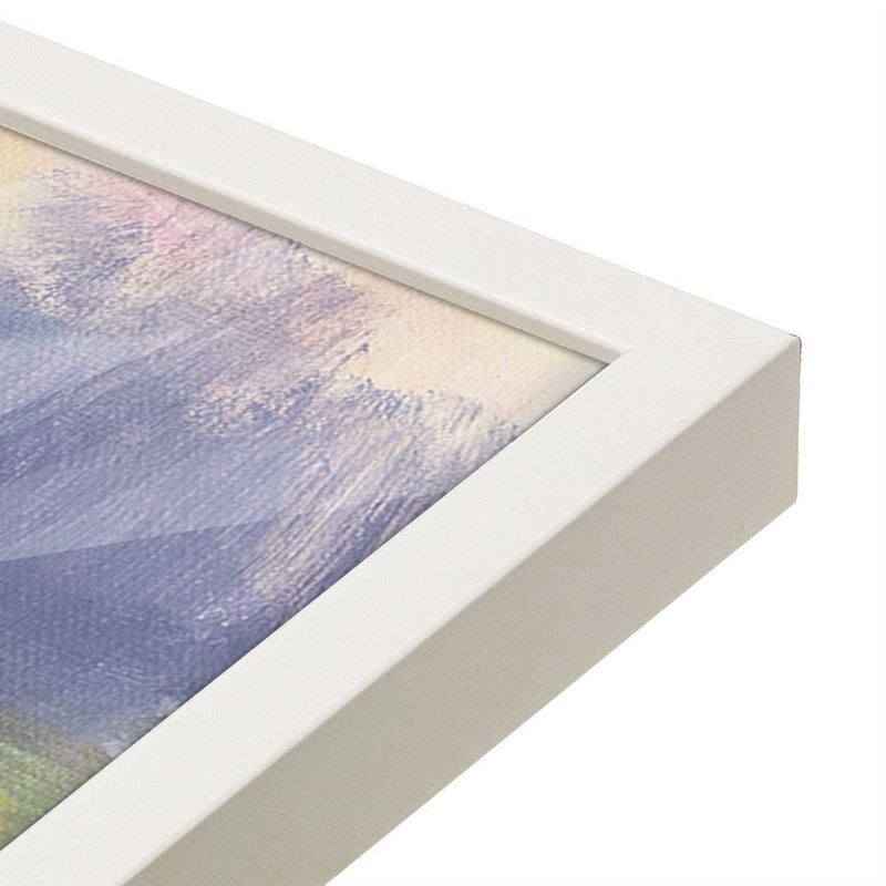 Reproduction d'art matinale, H 30 po x l 40 po, Blanc