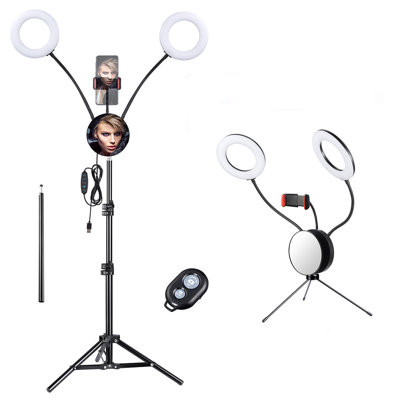 Ensemble de lampe trépied 72,81 "noir
