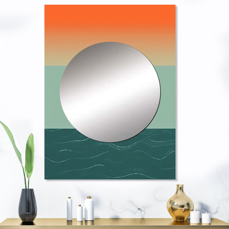 Minimalisme solidaire paysage VI - miroir mural minimalisme MTMIR105275, 40 po x 30 po