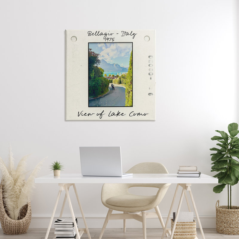 Italie, photo rétro sur toile, design par Val Rhodes, H 36 po x l 36 po