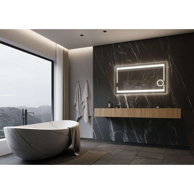 Aurora Flat Wall Mirror, 48