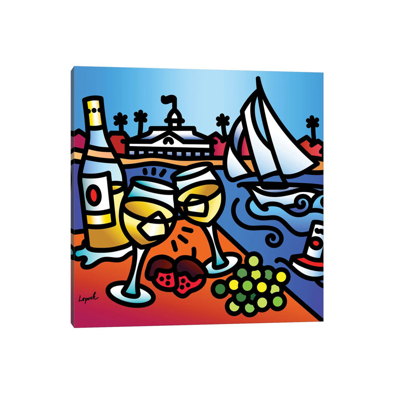 Three Sheets by Lisa Lopuck - Wrapped Canvas Print, 30.48 cm H x 30.48 cm W