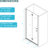 Bi Shower Door With Water- Screen, 32"W X 72"H, Matte Black 72"H Fold Door, Scratch- Finish