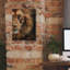 «Lion Half Face2» par David Stribble, art mural sur toile-185509184