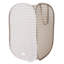 Panier à linge recyclé 3 pousses / guingan / beige