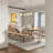 Rectangular Burlywood Solid Wood Dining Tables-47536989