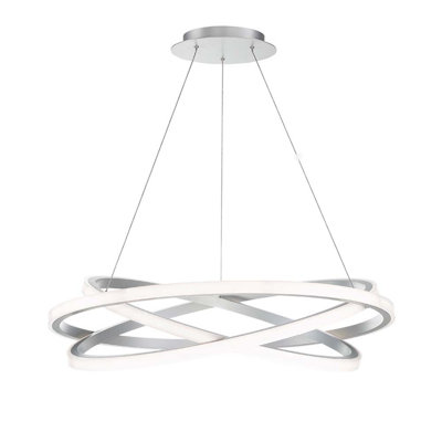 Veloce Unique Tiered Dimmable LED Chandelier
