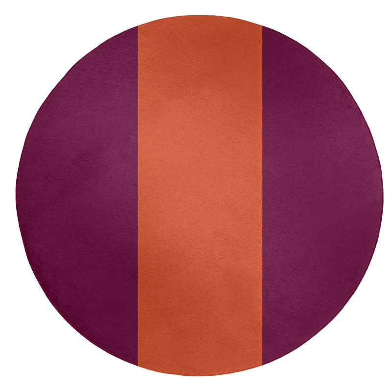 Chenille Indoor Rug, Round 5'