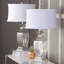 Ensemble de lampes de table en verre transparent 27,5 po Dalrymple