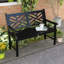 Banc d'extérieur, banc de jardin, banc de patio en bois pour jardin, pelouse, porche, cour, entrée de travail