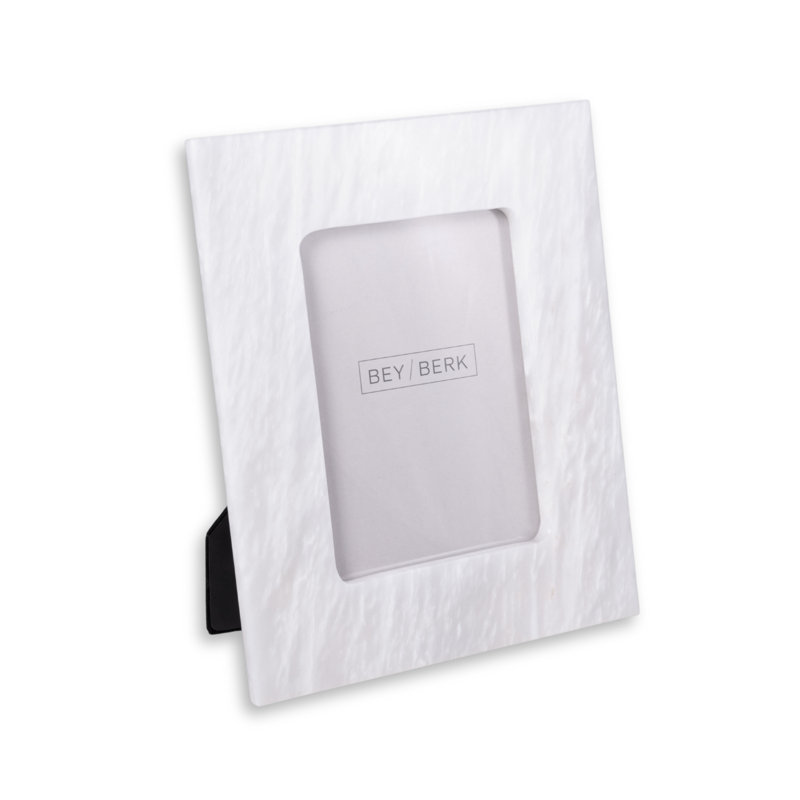 White Single Picture Frame Picture Frame, 4"  W x  6" H