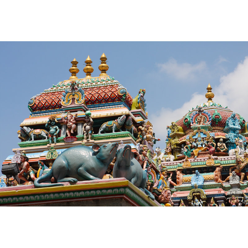 Kapaleeshwarar Temple - Wrapped Canvas Print, 20cm H x 30cm W x 3.8cm D