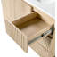 Meuble-lavabo mural simple flottant 36 po avec lavabo en céramique 36 po