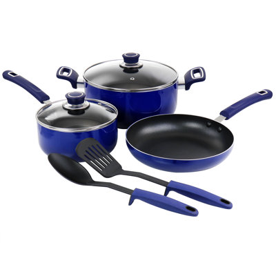 Batterie de cuisine en aluminium antiadhésive 10 pièces Oster