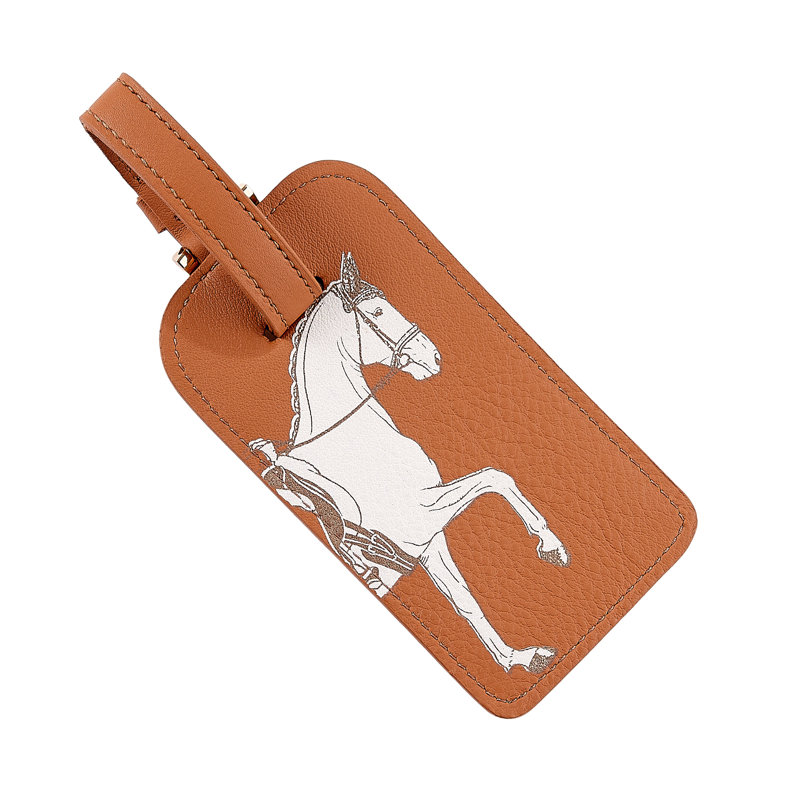 Equestrian Animals Plaque, Tan