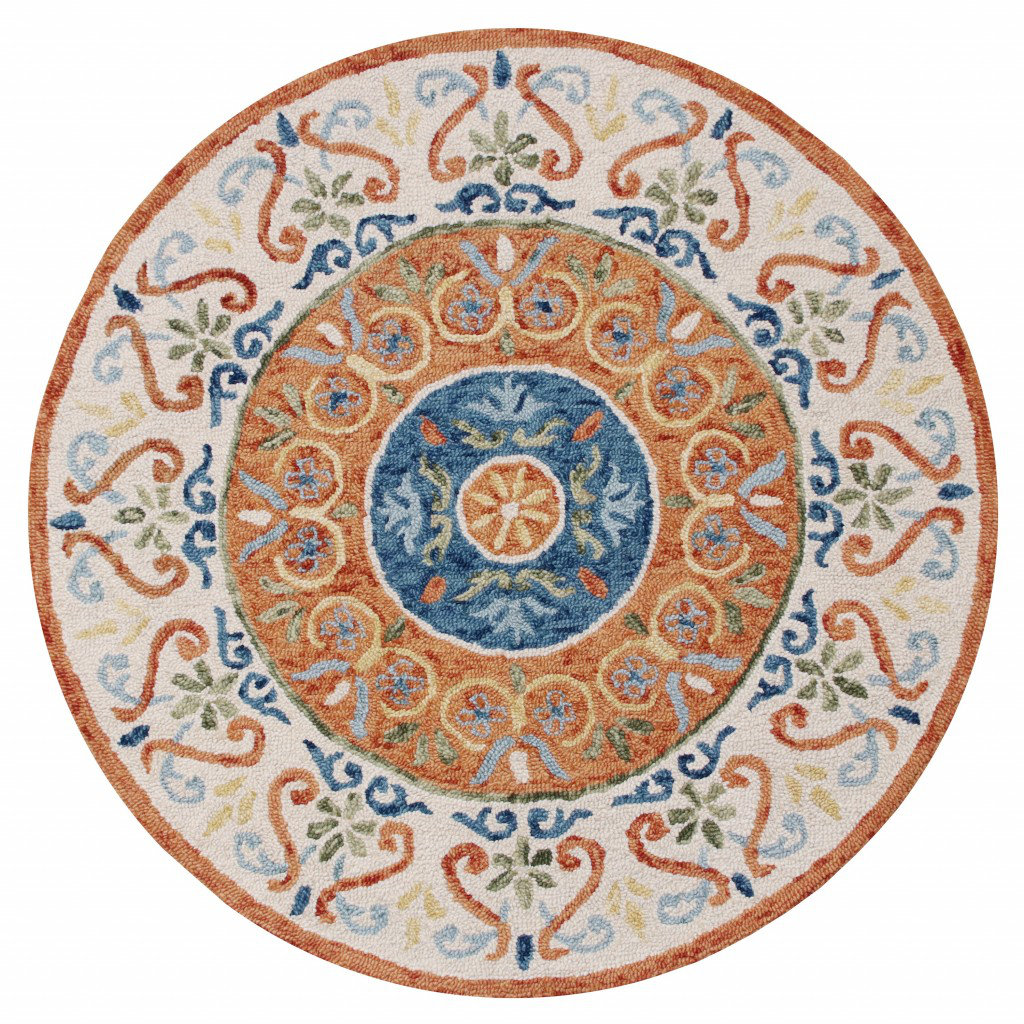 Tapis orange touffeté sur mesure | Fabrication