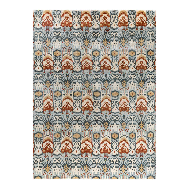 Overdyed One-of-a-Kind 9' 1" X 12' 3" Hand Knotted Area Rug