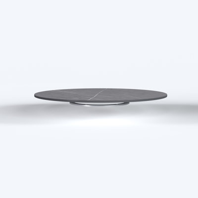 Matte Sintered Stone Lazy Susan (Table Not Included)