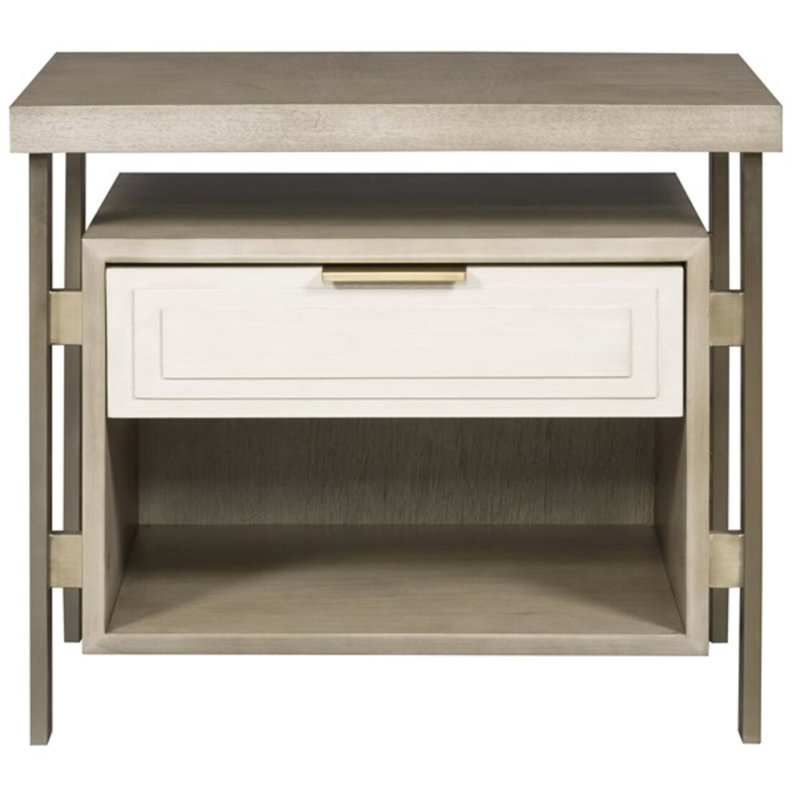 Bowers By Michael Weiss 1 - Drawer Solid Wood Nightstand
