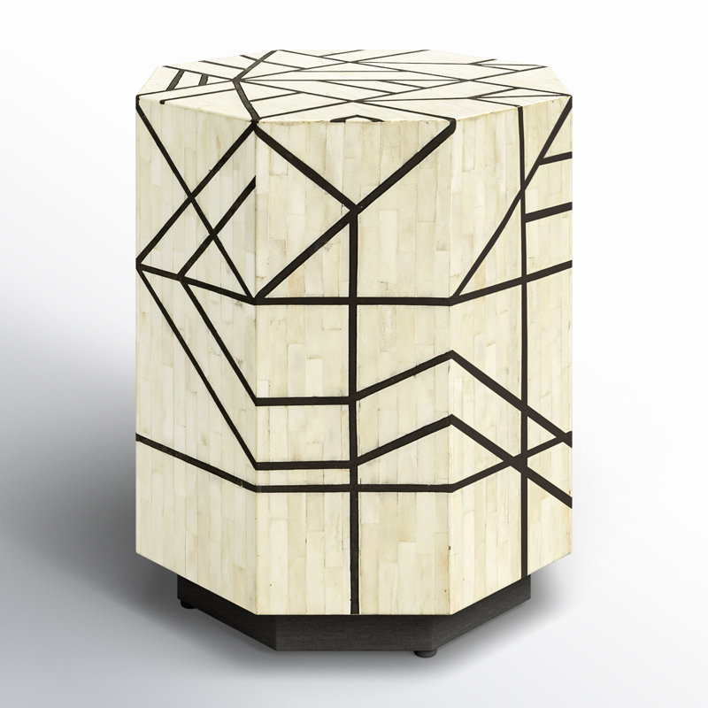 Greta Bone Inlay Side Table