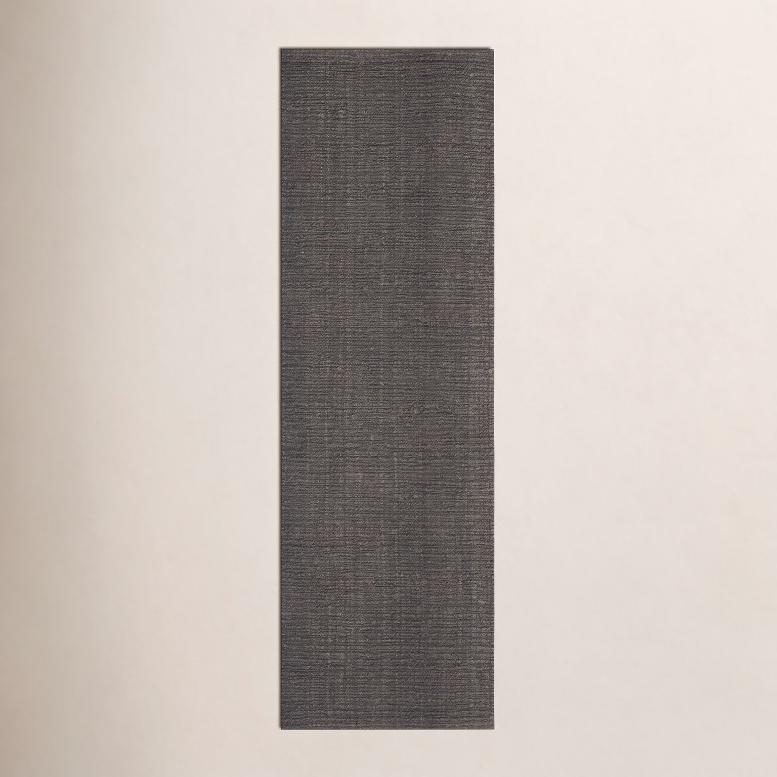 Barkley Brown Hand-Woven Jute Rug, Runner 2'6" X 16'