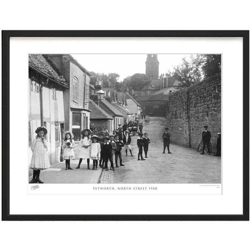 Petworth, North Street 1908 by Francis Frith - Single Picture Frame Print, 28cm H x 36cm W x 2.3cm D