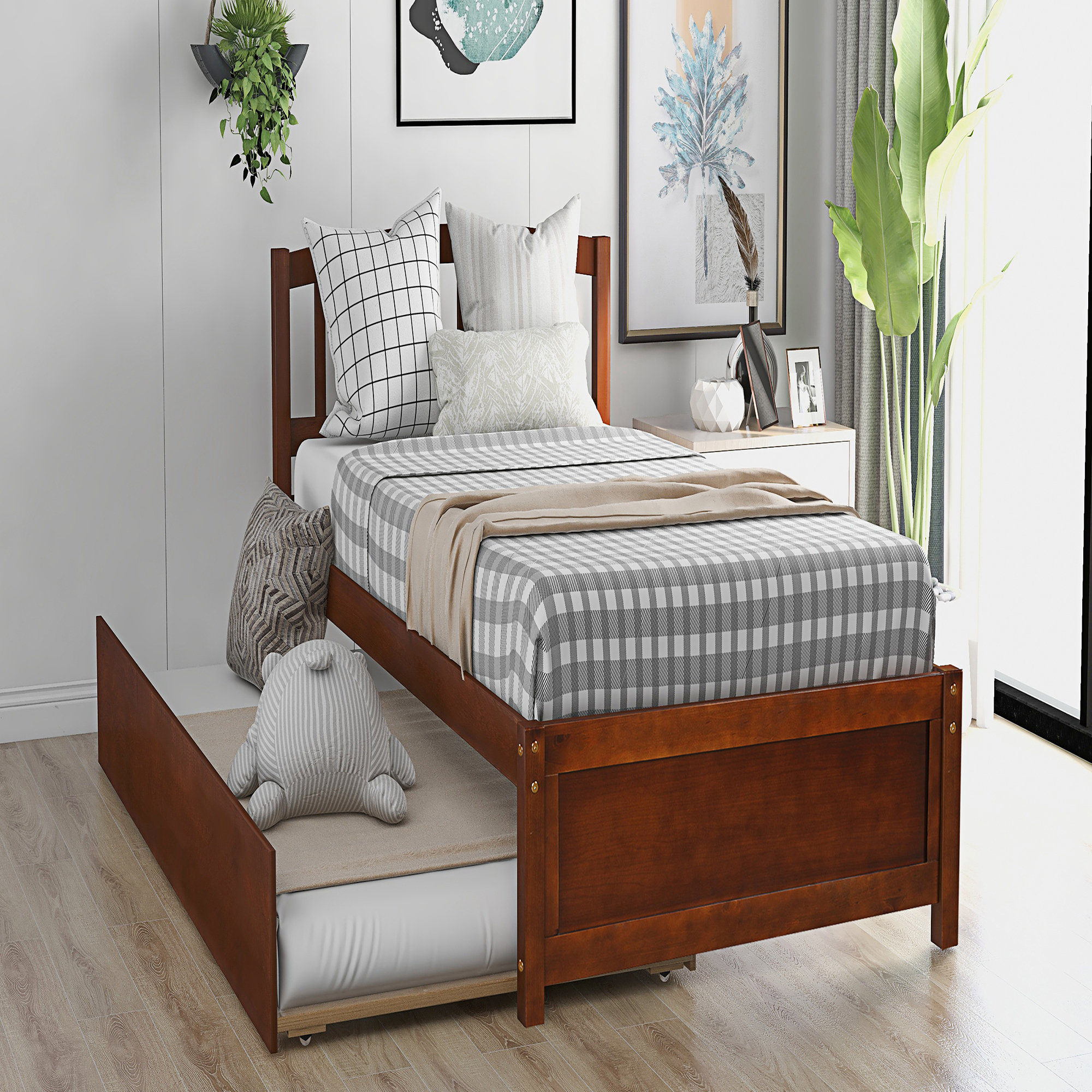 Lark Manor Artra Solid Wood Platform Bed & Reviews - Wayfair Canada