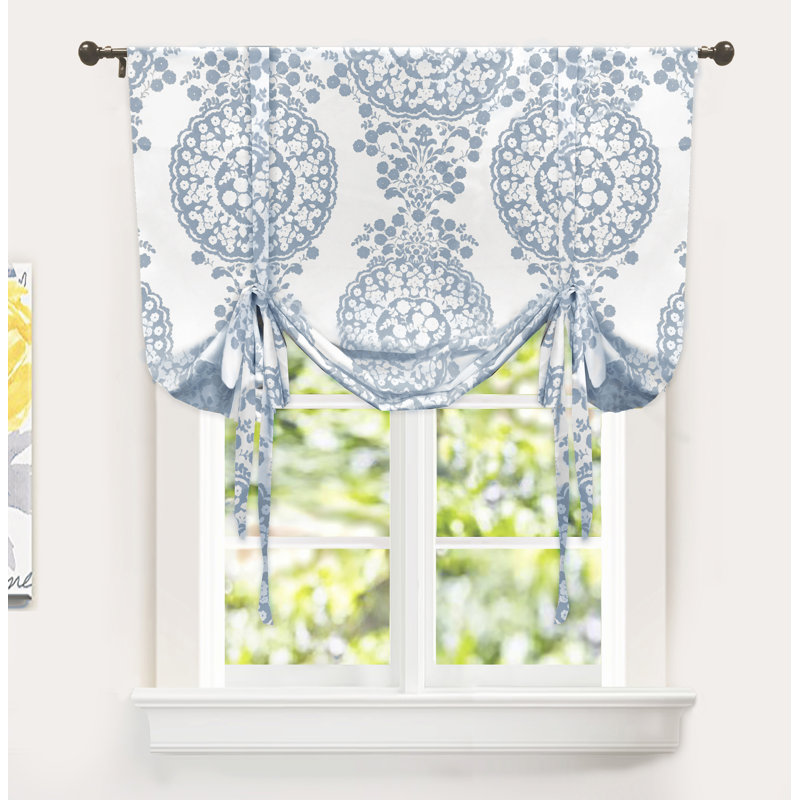 Yokley Room Darkening Curtain Single Panel, Dusty Blue