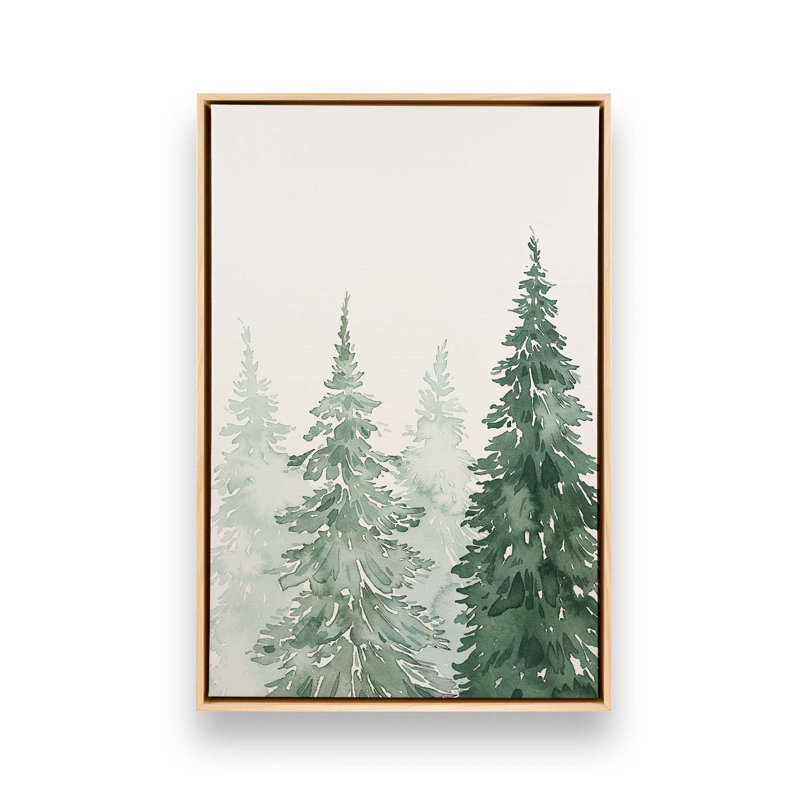«Whispering Spruce Shadows I», reproduction sur toile, H 48,75 po x l 32,75 po, Érable américain