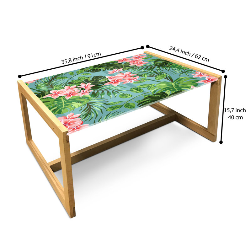 Jaeven Sled Coffee Table, 90cm H x 62cm W x 40cm D