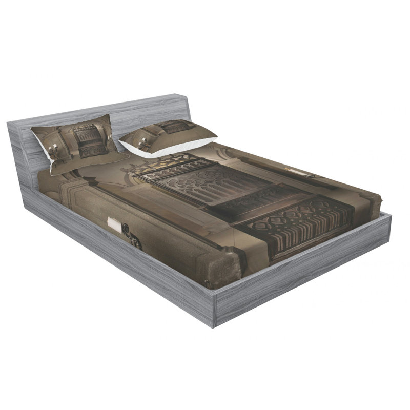 Microfiber Sheet Set, Queen Sheet Set with Fitted Sheet