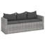 Canapé modulaire d'extérieur en osier de 69,3 po avec coussins Parwati-88617923-88617924