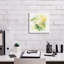"Eper Graffiti" Emerald & Olive 2 "par June Erica Vess, art mural sur toile, 12 po x 12 po
