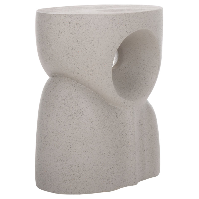 Table d'appoint Abbi, Gris