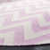 Bogner Hand Woven Flat Weave Wool/Cotton Chevron Rug in Ivory/Pink