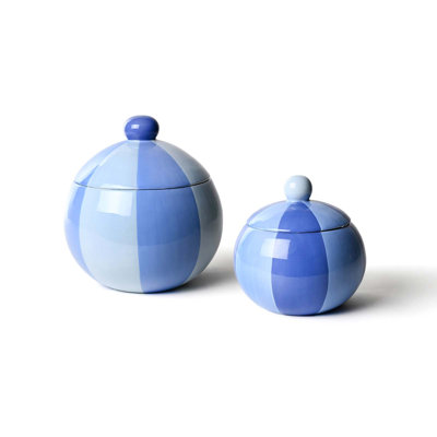 Ensemble de 2 pots Iris Blue Lollipop