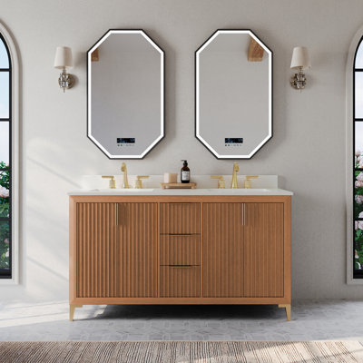 Turlington Oak Single Bathroom Vanity
