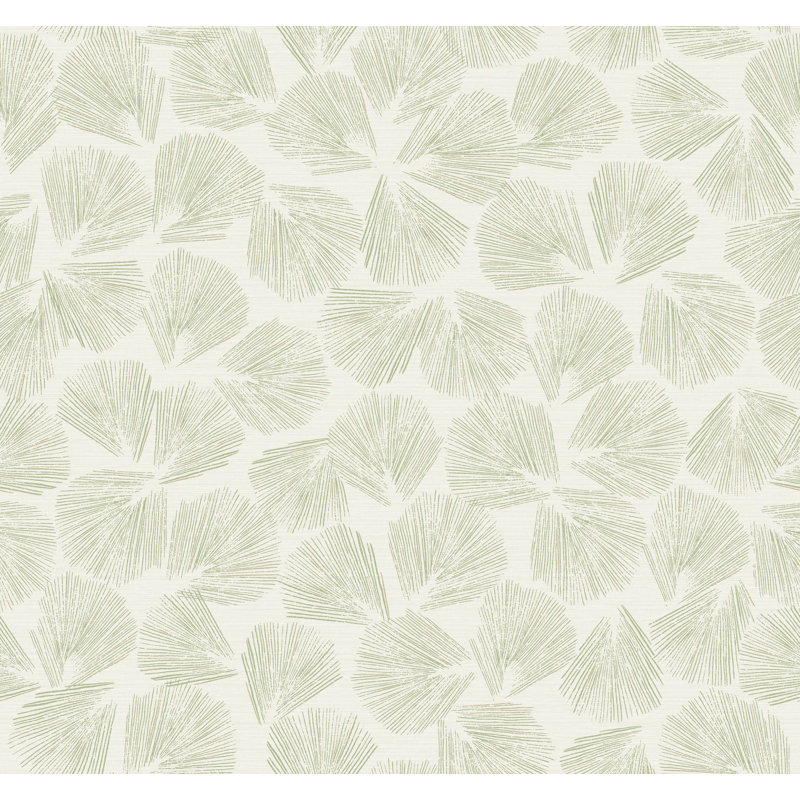 Elora Metallic Wallpaper Roll, Green
