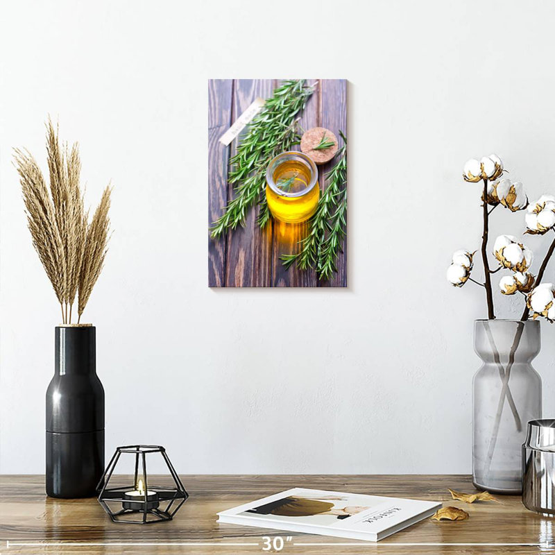 Yarlin Homemade Rosemary Oil, 12" H x 8" W
