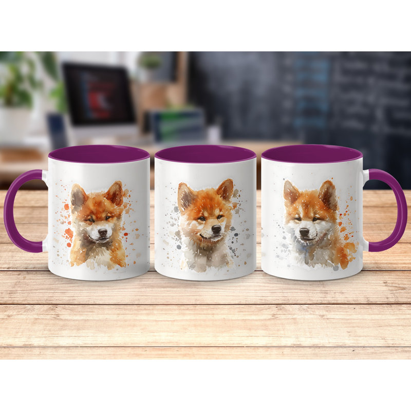 Ceramic Coffee Mug, Purple