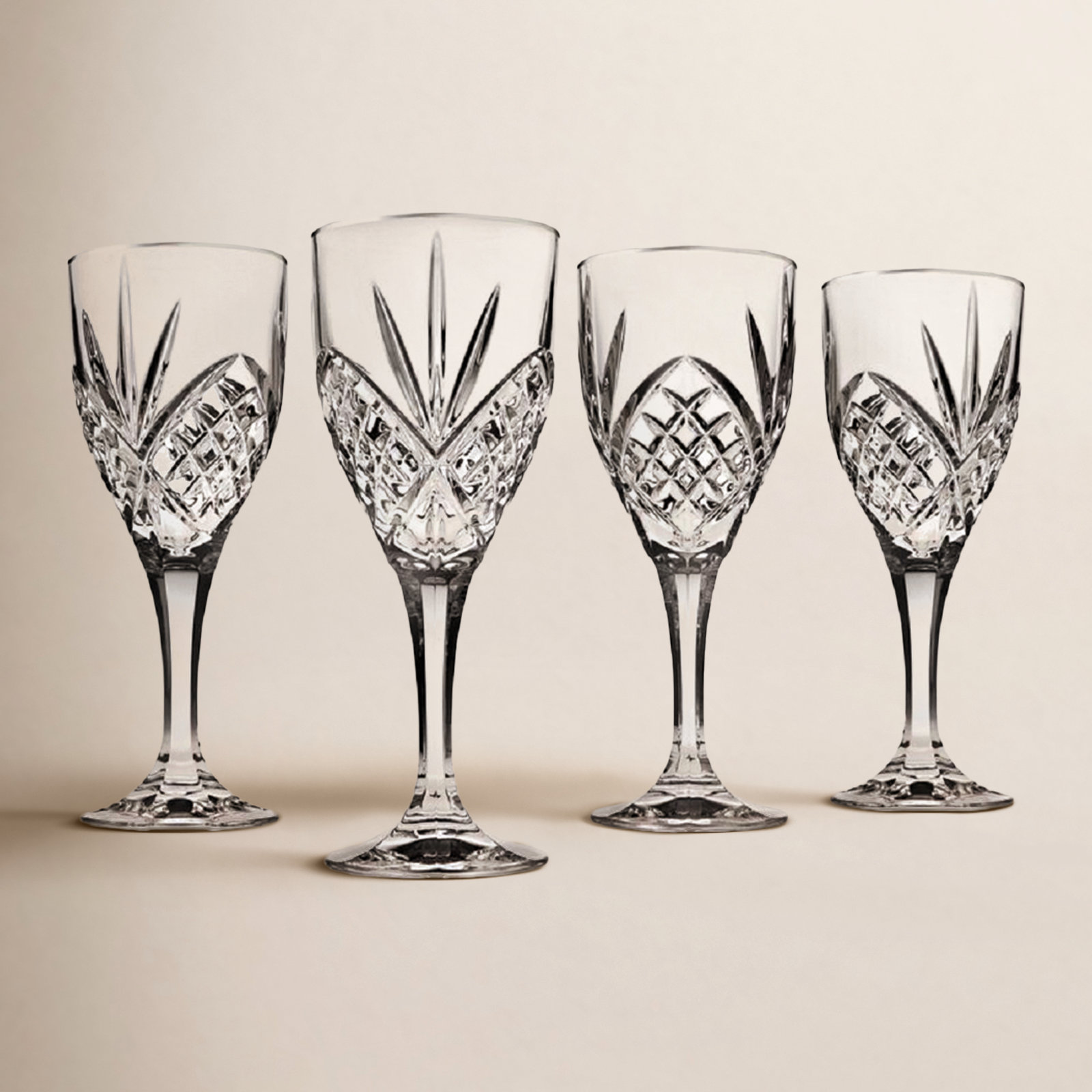 Dublin Crystal Goblet, Clear