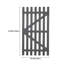 Caskey Garden Wood Fence Gate with Latch-1133303401