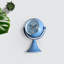 Analog Battery Tabletop Clock Blue