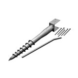Mail Post Accessories - No Dig Ground Anchor